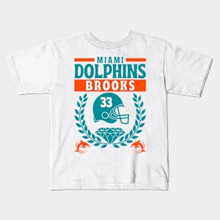 Miami Dolphins Brooks 33 Edition 2 Kids T-Shirt